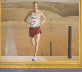 Landscape with Man Running No 1