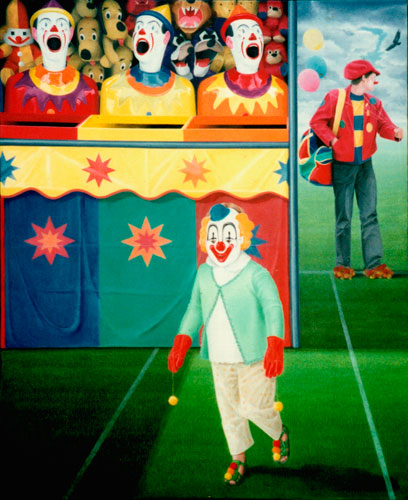 Laughing Clowns and Child